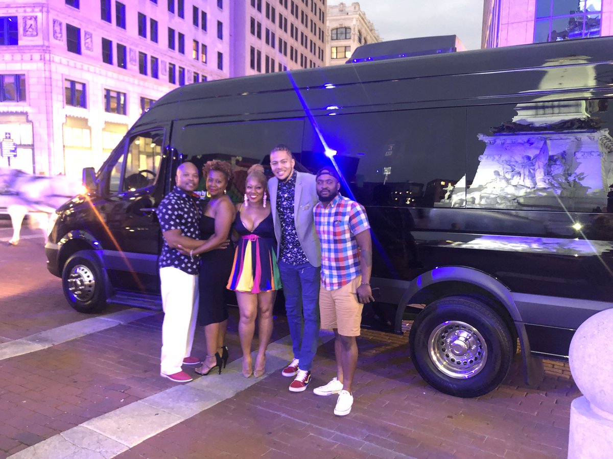 LuxuryByDB's tweet photo. Only one way to celebrate your ladies special day...Happy to play a part in creating a memorable experience. #PartyBus #Sprinter #Benz #Birthdays #OutingWithFriends #SaturdayNightFun #4thofJuly #Indy @LuxuryByDB https://t.co/b1m2N7olkD