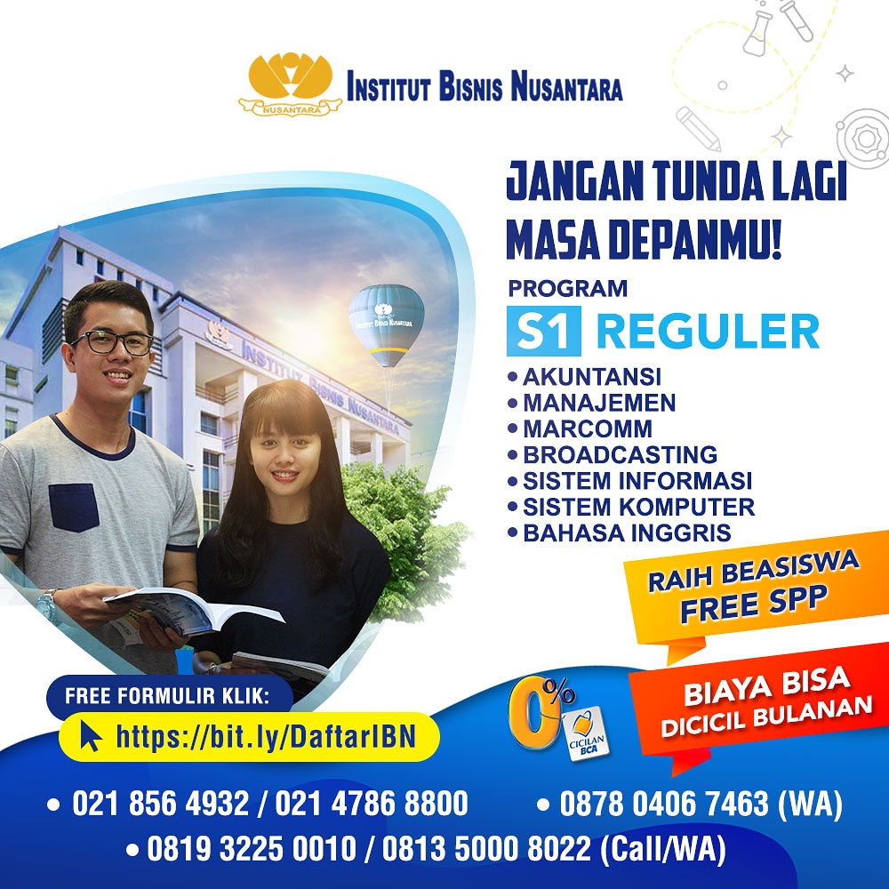 Institut Bisnis Nusantara (@humasibn) on Twitter photo 