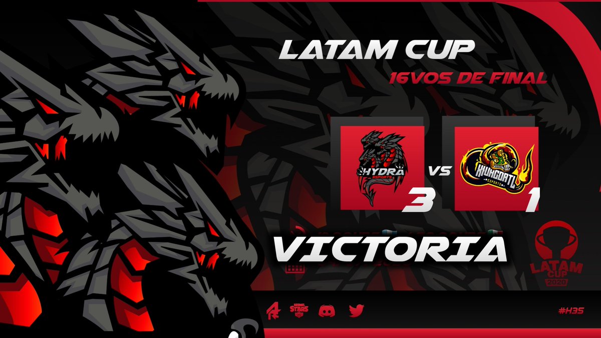 <a href="/LatamCUP1/">Latam CUP</a> || ¡VICTORIA!🔥

Nos llevamos el partido ante @XIUEsports, una gran quimica de juego que tuvieron nuestros Hydras.

👤 @FAUX2979_BS
👤 <a href="/BarceoBs/">(Barceo)</a>
👤 <a href="/SirGalaxy_YT/">mrgalaxy</a>
👤 @Edu7471
👤 @RodrifuezDiego

📺 twitch.tv/tomysoul

¡Buen trabajo de hoy Hydras!

#H3S
#BrawlStars