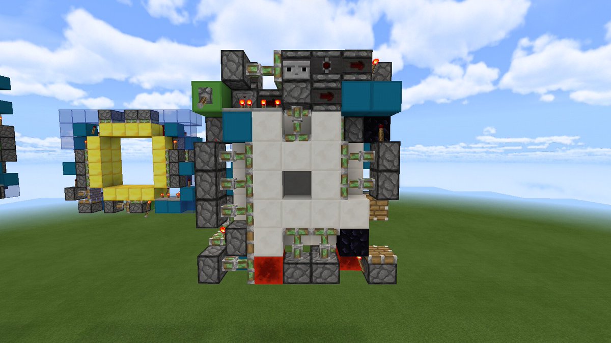 RedstoneCat134's tweet photo. [Minecraft BE(PE)]Smallest Possible 3x3 Inverted Funnel Door
Dimentions : 2×7×8
Volume : 112 Blocks
Creator : @RedstoneCat134 
Date Of Completion : 5th July 2020 https://t.co/HdkVf8N4wQ
