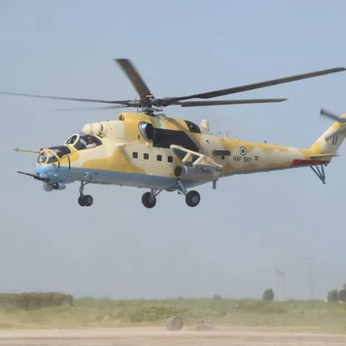 MI-35M Helicopter Gunship. (Russia)