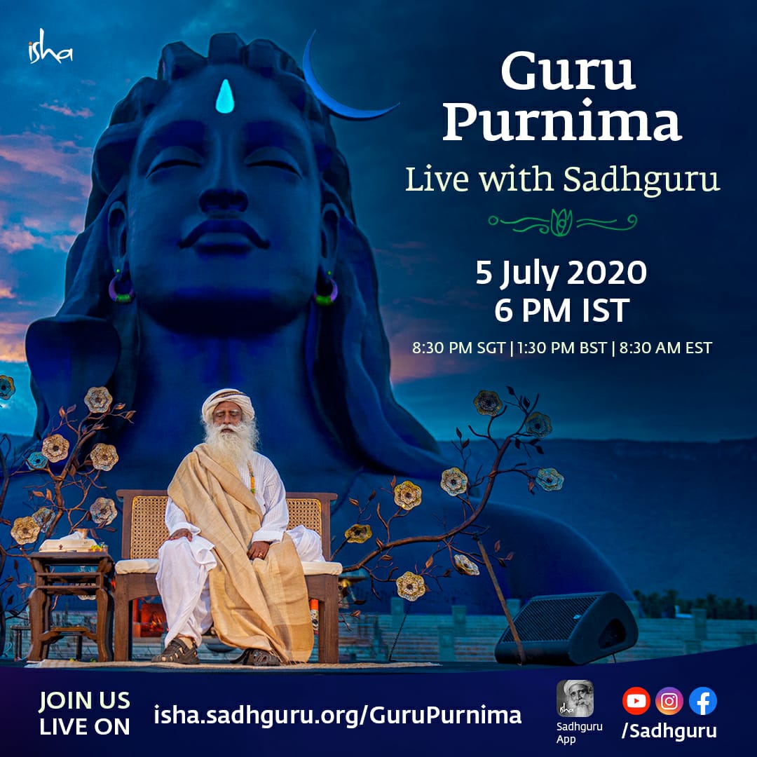 amitpathak's tweet photo. @SadhguruJV #GuruPoornima https://t.co/VHZkKXf3ep