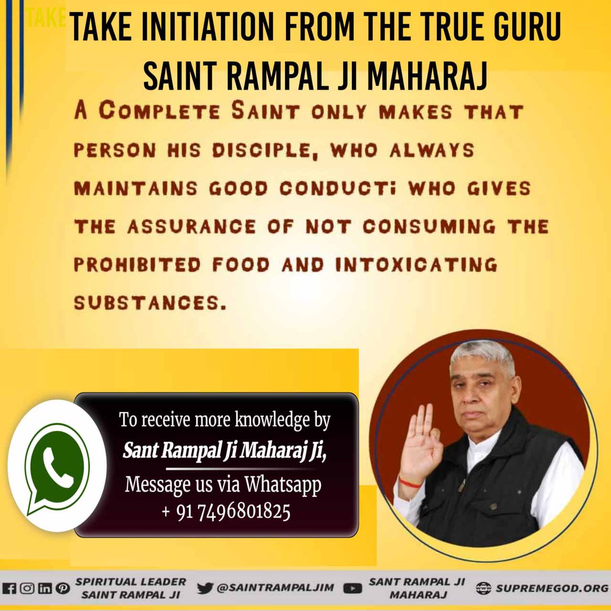 According to our Holly book Who is real guru❓
What is his identity❓
Whats say about god❓👉
Whose god does he tell devotion❓
To know see sadhna Tv 7:30pm daily
#JagatGuru_SaintRampalJi