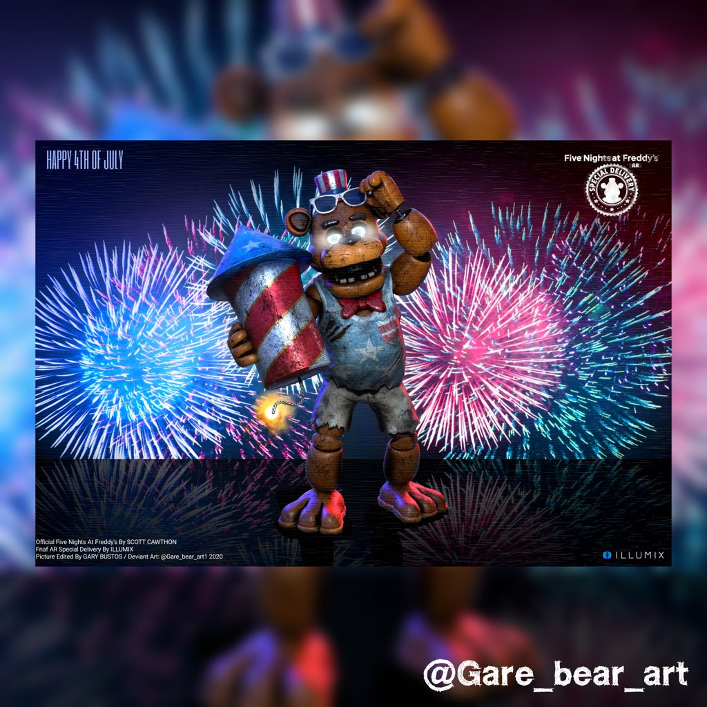 FNAF Five Night's at Freddy's Special Delivery Fireworks 6 Freddy