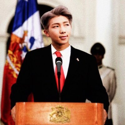 BTS7Lotus's tweet photo. It is time for #BTSARMY to vote #RMforPresident in the Republic of #Namjoon because rapper Kanye West tweeted today that he is planning to run for the 2020 Presidential Election.

#KimNamjoon @BTS_twt #BTS #알엠 #남준 #김남준 #RM #joonie #PresidentNamjoon

https://t.co/82SkOwRWSC https://t.co/8fuklqwcyk