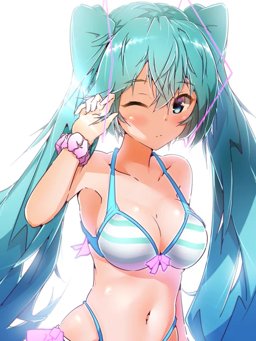 ミクさん #ビキニの日 