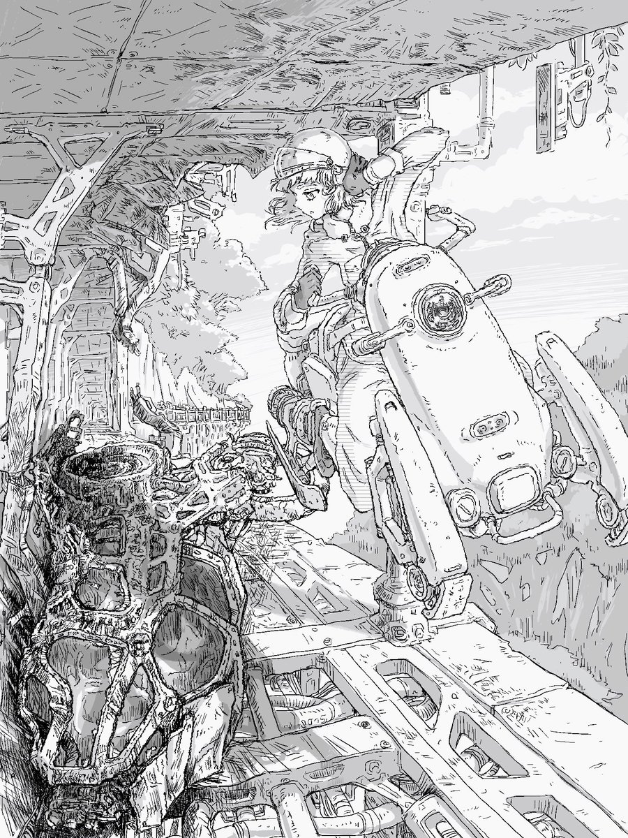 #2020年自分が選ぶ今年上半期の4枚
6月にアカウント作ったので上半期というか6月のまとめです。これからもゆるめの近未来SF的なもの描いていきます〜