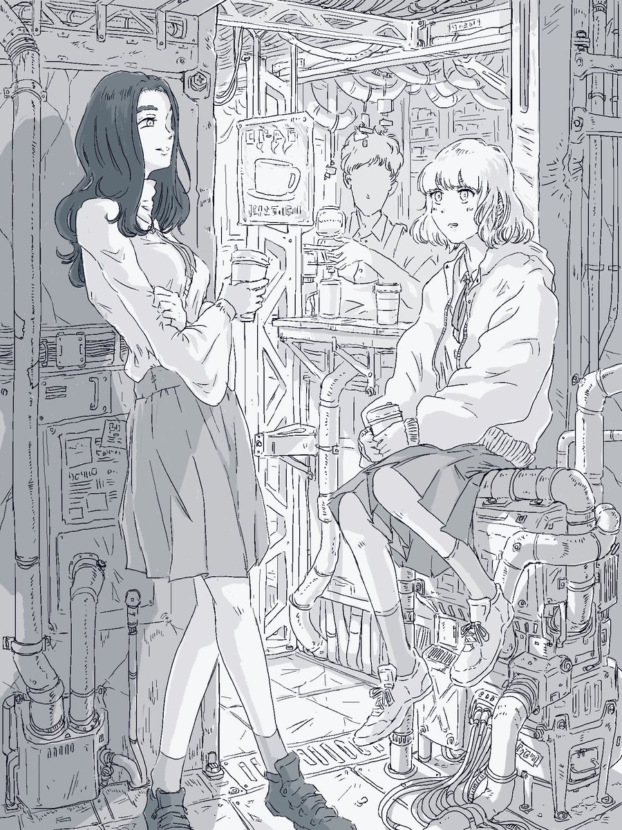#2020年自分が選ぶ今年上半期の4枚
6月にアカウント作ったので上半期というか6月のまとめです。これからもゆるめの近未来SF的なもの描いていきます〜