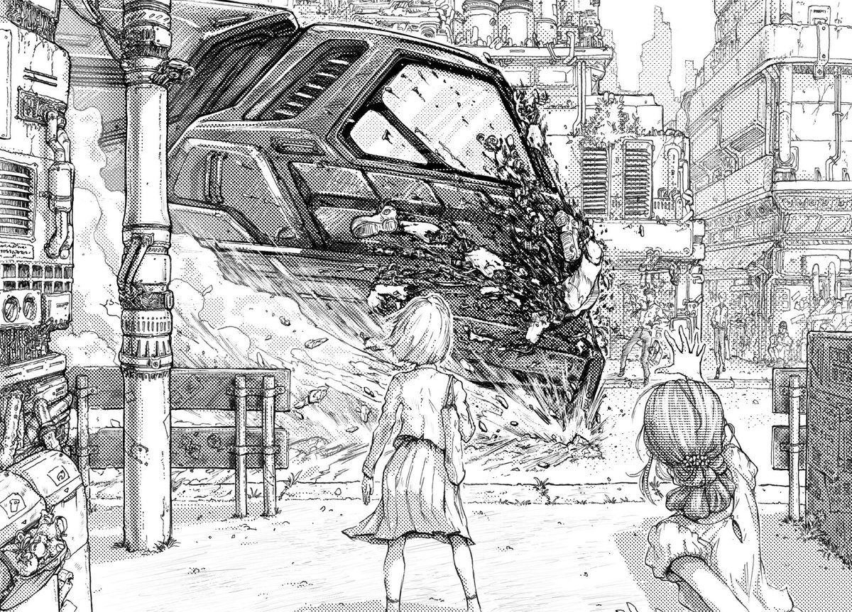 #2020年自分が選ぶ今年上半期の4枚
6月にアカウント作ったので上半期というか6月のまとめです。これからもゆるめの近未来SF的なもの描いていきます〜