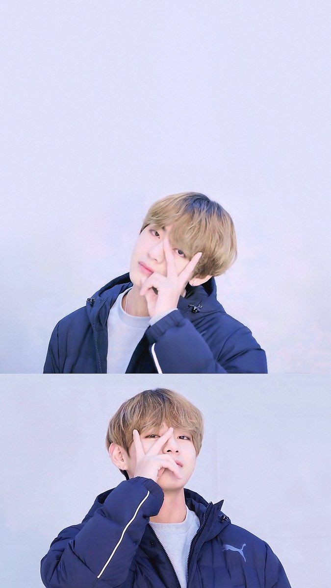 Kim taehyung ( V ):The V stands for victory and is also one of his signature poses. Also he is the most beautiful man I've ever seen in my life. Like seriously just look at him.