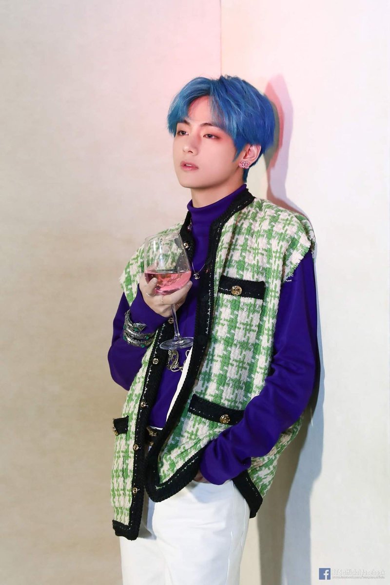 Kim taehyung ( V ):The V stands for victory and is also one of his signature poses. Also he is the most beautiful man I've ever seen in my life. Like seriously just look at him.