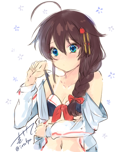 時雨(艦これ) ,時雨改二 「時雨ビキニ #ビキニの日 #艦これ 」|壱十九 / illustratorのイラスト