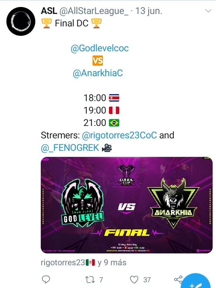 <a href="/AllStarLeague_/">⭐ All-Star League ⭐</a> <a href="/rigotorres23CoC/">rigotorres23🇲🇽</a> @POSSEIDON_VZLA @Fk_GamingTeam <a href="/Godlevelcoc/">GoD LeVeL</a>