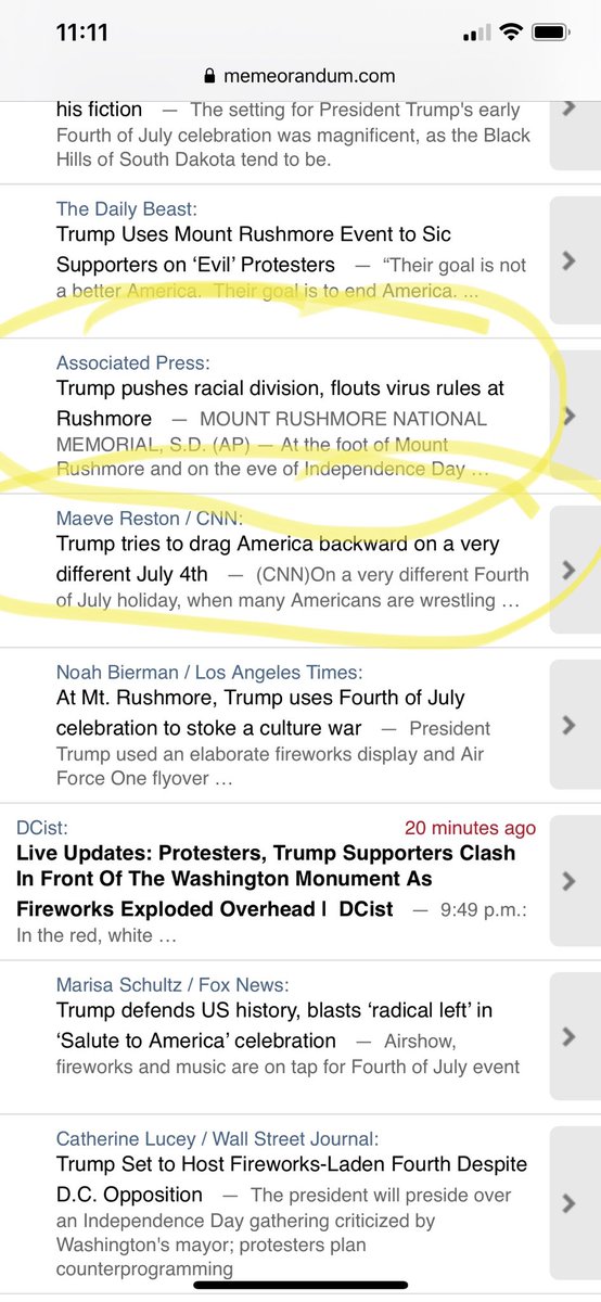The mainstream press all agrees that the Mount Rushmore speech was racially divisive, so let’s look at the evidence as available to us from the text of said speech