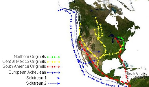 7. American Trap Theory. The American continent is a lure set by supernatural forces to draw in virtuous peoples and devour them. Our current social degeneration is no accident - the thing that ate the Solutreans is still hungry.