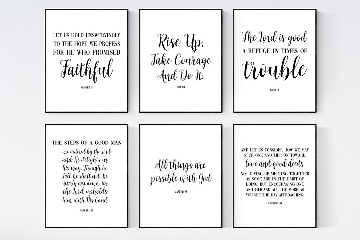 Own this beautiful Bible Verse Wall Art set and give your walls a new look.
Buy Here : ➡️ etsy.com/listing/799713…
#verse #bible #verseoftheday #jesus #bibleverse #god #love #faith #poetry #scripture #verses #jesuschrist #christ #amen #inspiration #christian #quran #life #quotes