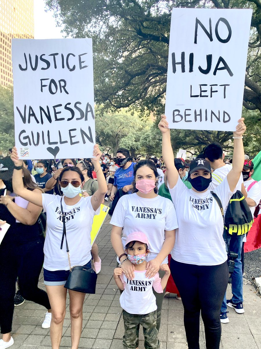 #JusticeForVanessaGullien #larazaunida #shutforthooddown 
Our family went to the Houston Protest today to support Vanessa and her family ! ✊🏼 We will continue to fight this fight until justice is served! We will not let this happen again!! #protectourpeople 🇲🇽