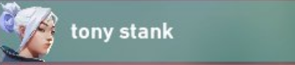 Im just going to start a thread of valorant names that I think are just weirdly fitting for the character people are playing