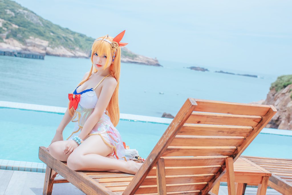 画像,🧡phx：@X_iaoHaaaaa #プリンセスコネクトReDive #プリコネR #ペコリーヌ #公主连结 #プリコネ #コスプレ #cosplay http…