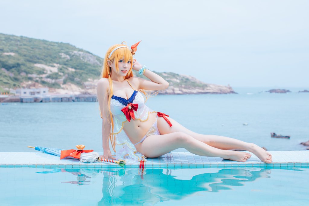 画像,🧡phx：@X_iaoHaaaaa #プリンセスコネクトReDive #プリコネR #ペコリーヌ #公主连结 #プリコネ #コスプレ #cosplay http…