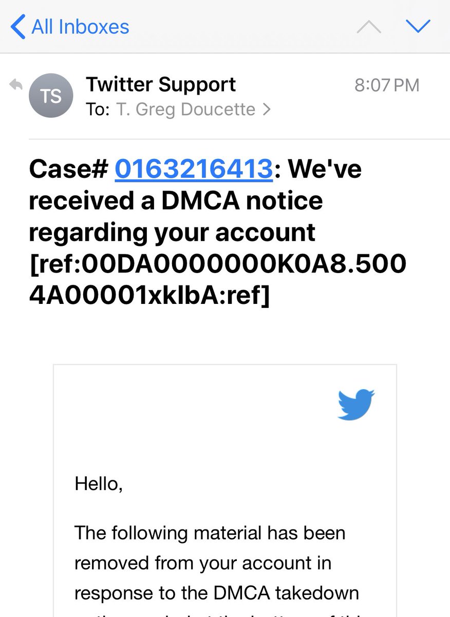 Just submitted the DMCA counter-notice, so let's talk briefly about how  @TEGNA is abusing the DMCA on behalf of their Seattle news station  @KING5Seattle, and how I look forward to them suing me in MDNC so I can curbstomp them[THREAD]