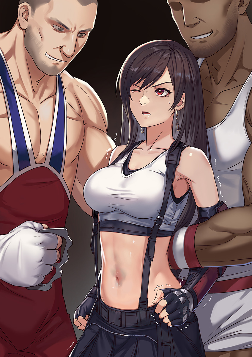 “Tifa’s abdominal training is not over yet, but it’s just too busy recently...