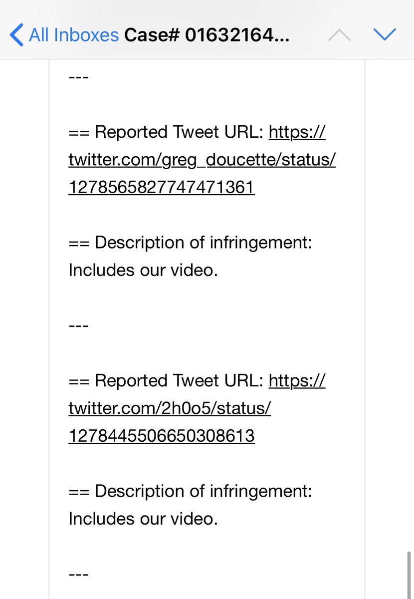 And Ian Hall of  @TEGNA /  @KING5Seattle didn't just file a false DMCA strike against meThey also filed one against  @2h0o5,  @izabela73584,  @KristopherR, and  @chipfranklin as part of the same notice
