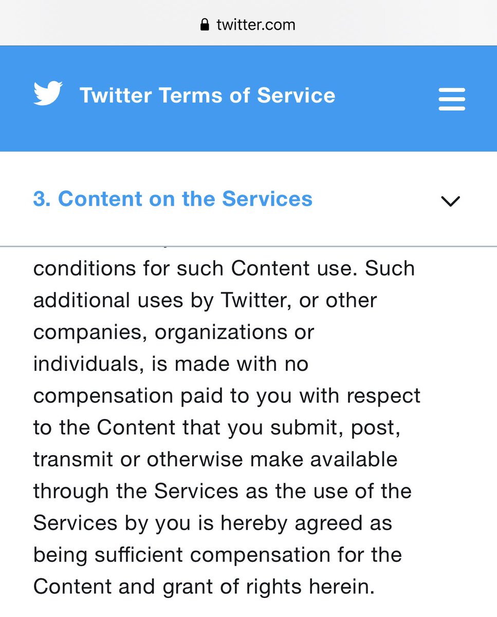 Without delving too deep into the law, by tweeting something – like  @MichaelReports did with his video – you grant a license to Twitter to reuse and sublicense that content as they see fit within the Twitter ecosystem (Someone should tell Ian Hill at  @TEGNA /  @KING5Seattle)