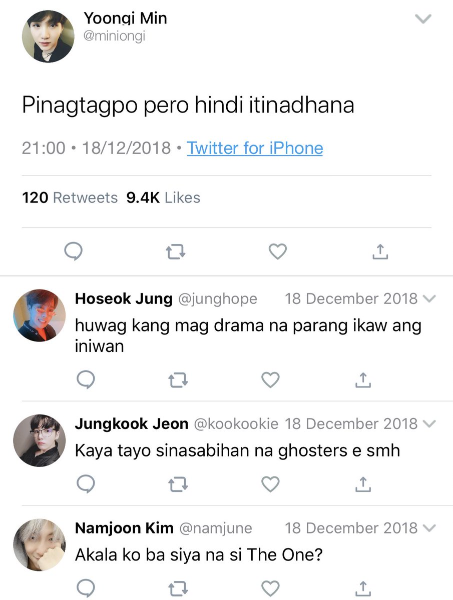 yoonjinspired's tweet photo. yoonjin filo au ✨

Ang sabi nila mahilig daw mang-𝙜𝙝𝙤𝙨𝙩 ang mga 𝘛𝘩𝘰𝘮𝘢𝘴𝘪𝘢𝘯 kaya nang biglang naglaho si Yoongi nang parang bula ay hindi na nagulat si Seokjin. 

2 years later...

May nag-babalik na multo ng nakaraan. 
 
#yjghostau https://t.co/D10LRKAc4e