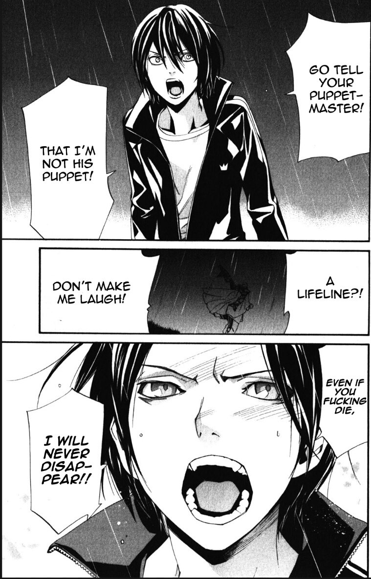 This scene is so effing powerful man. This is the first time we see Yato standing up for himself. My baby boy is growing up. :')
