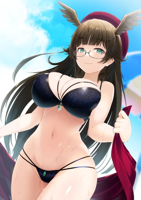 #ビキニの日 ・一枚目:ミモザ先生・二枚目:horosuke先生・三枚目:笹目めと先生・四枚目:笹目めと先生それぞれ依頼したうちの子です。無断転載・無断利用お断りいたします。※Unauthorized use prohibited. Don't repost these commission arts on SNS or any other website.Thank you! 