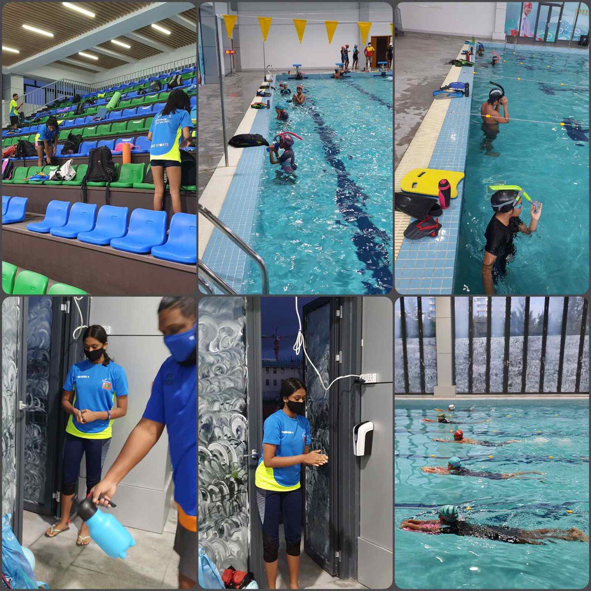 lagoonswimmers's tweet photo. #SwimwithNLSC🏊‍♀️🏊🏼‍♂️🏊‍♀️
Alhamdhulillahi. Today at 05:30 AM kicked-off our Training session under the guidelines issued by all relevant authorities.

The Club extends our heartfelt thanks to all the #FrontLineHeroes who worked tirelessly to bring the nation to this point in time. https://t.co/ZqEMSoQCFq