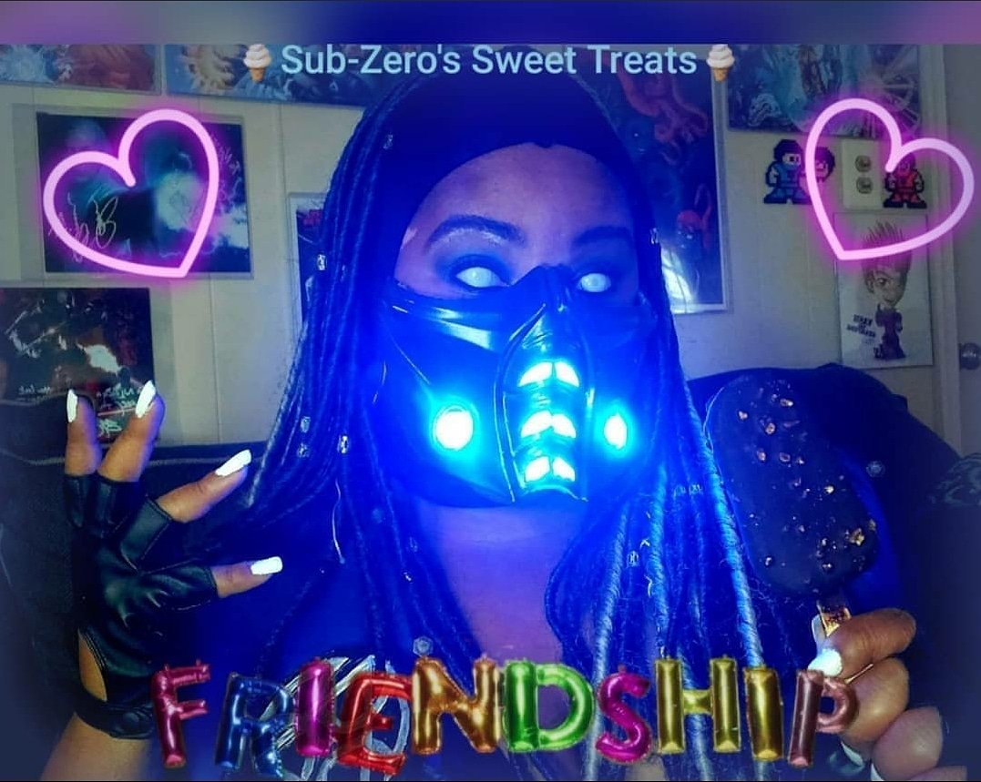 The reason I got all dolled up as Subbie a while back. Thanks again to my fellow #dmvkombatants for some much needed quarantine fun times. 🤣 #friendship #mkfriendship #mkcosplay #quarantine #quarantinecosplay #poccosplay #cosplayingwhileblack #subzerocosplay