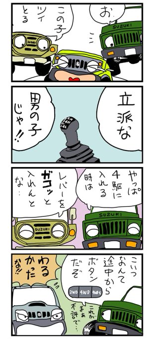 ジムニーおじいちゃんズ②
ついてる 