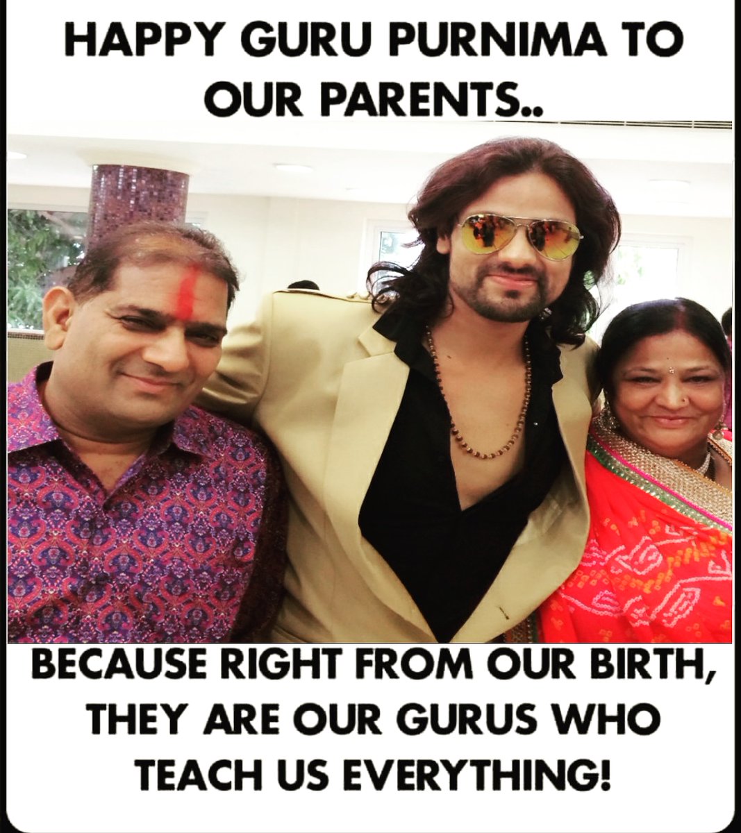 Happy GURU PURNIMA TO OUR PARENTS