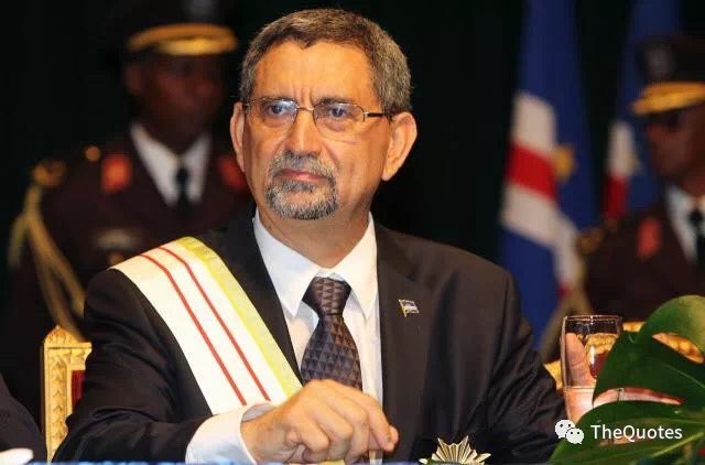 The president: Jorge Carlos Fonseca