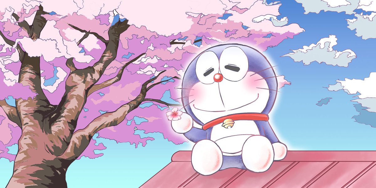 いやったぁ やっと発注出来るぅ この桜とドラえもんで自分用に作りたかったのヽ とりか のイラスト