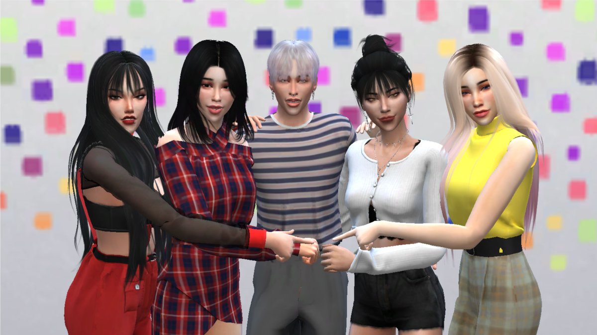 ...and here are the second half of the cheer club! like the squad describes, only the most popular girls, boys and non-binaries are in the cheer club. @baeairine  @MOGUERl  @Myouikins  @jungwooyoug  @joyeuspark