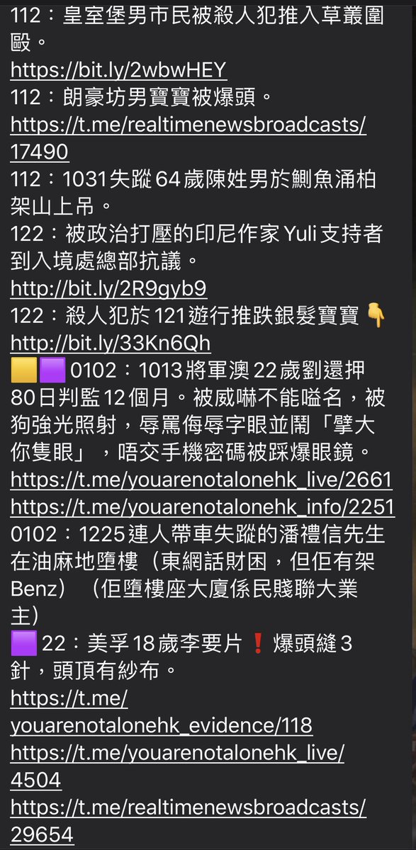 bIackobject's tweet photo. 來源/ #每日警暴實錄 page.1
⚠️ #2號事件薄‼️
112 紅磡23歲陳守行為12個月。被狗壓跪身插眼❗️面壓地面,頭面頸眼發瘀,身體多處受傷留醫4日
https://t.co/4OlhN68yBb
112 朗豪坊男寶寶被爆頭
https://t.co/9k6uM6eulC
#2timeline #2Jul2020 #hkpolicebrutality
*留言位置有補充 https://t.co/PwsNSa8vYj