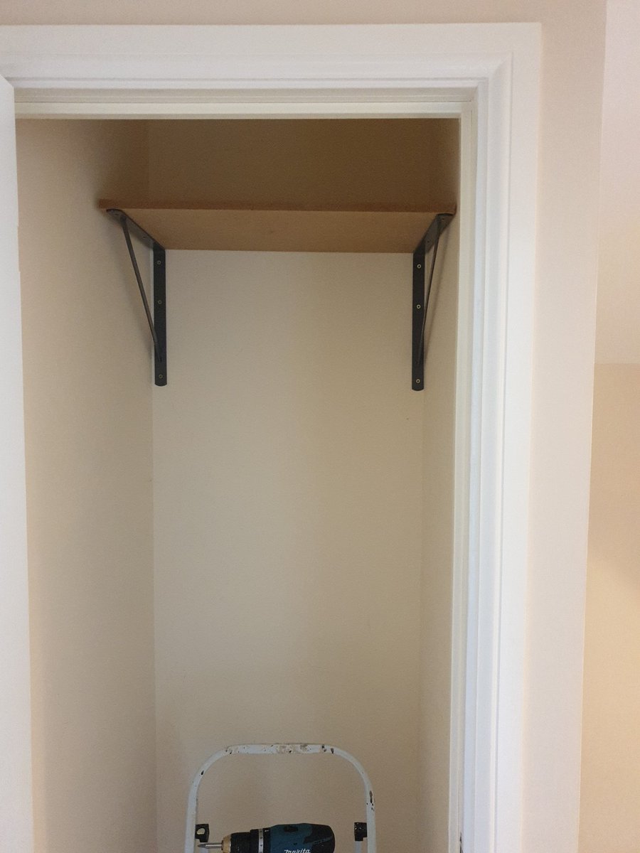 SNagnar's tweet photo. My DIY server rack to house the old computer #networkhub time to route all the ethernet from downstairs into it now https://t.co/hm27Vn0Fgl