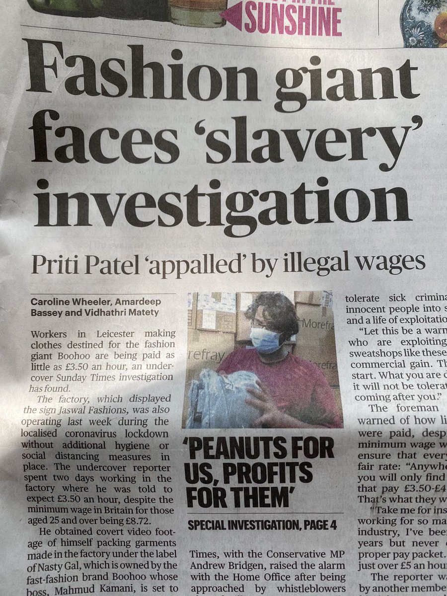 Q. Why don’t Black Lives Matter care about modern day slavery? A. Could it be because most modern day slave drivers aren’t white? Even though most slaves are from BAME communities? Let’s look at the evidence. First, Leicester. It’s all over the news today