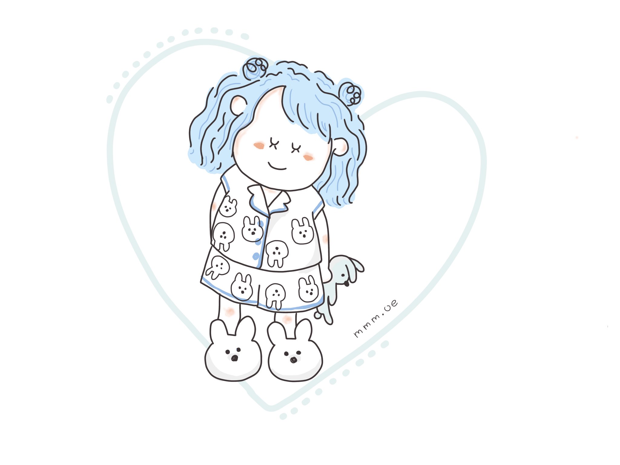 Mmm Oe うさぎのパジャマ 韓国パジャマ うさぎコーデ おんなのこイラスト T Co Vmkiwdczti Twitter