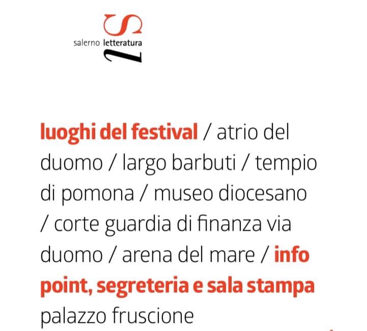 SaLetteratura's tweet photo. @SaLetteratura dal 18 al 25 luglio. Ogni evento un racconto. #inesmainieri fondatrice e direttore organizzativo del Festival con @MatteoCavezzali #paolodipaolo #gennarocarillo #darialimatola per un Festival culturale @Libreriamo @PremioStrega @TelegraphBlog @ilpost https://t.co/bUqEHiNTQl