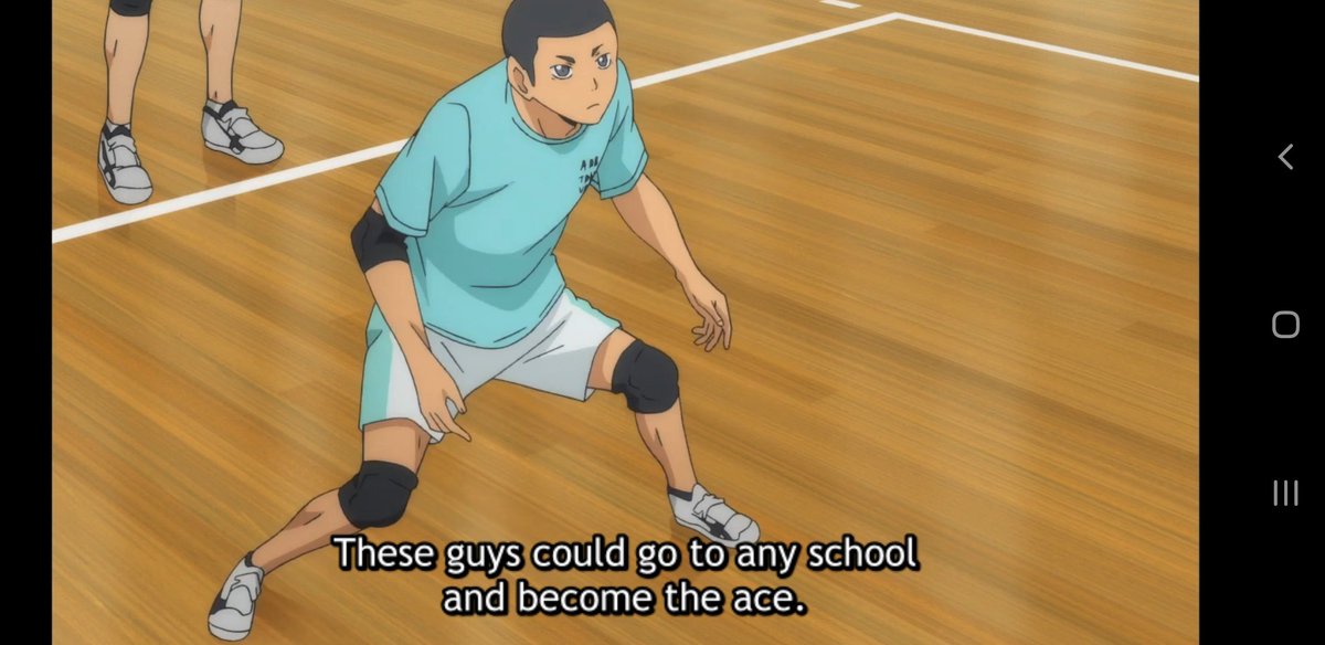 First of all, let's look at the first thing Haikyuu tells us about Seijoh. Daichi literally says they are made up of players who could go to any other team and become the ace.Y'ALL HEARD THAT? GOOD. KEEP THAT IN MIND.