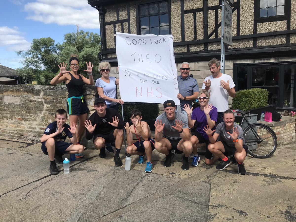 wayneg1974's tweet photo. He’s done it. Well done Theo an amazing effort. A big Thank you to all who ran with him today. A special thank you to his mum who has ran with him every morning. U have made your family and your Nanny so proud mate. ❤️❤️ https://t.co/tT3P5kY4DK