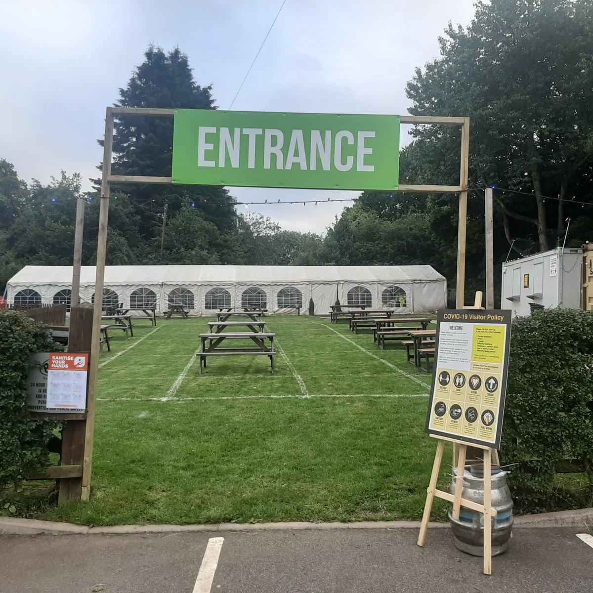 halfway_the's tweet photo. Nearly ready for our reopening on the 8th july.
Full video on our policy and procedures to follow.
#reopening #villagepub #covidsafe https://t.co/nQ5gLDMPdb