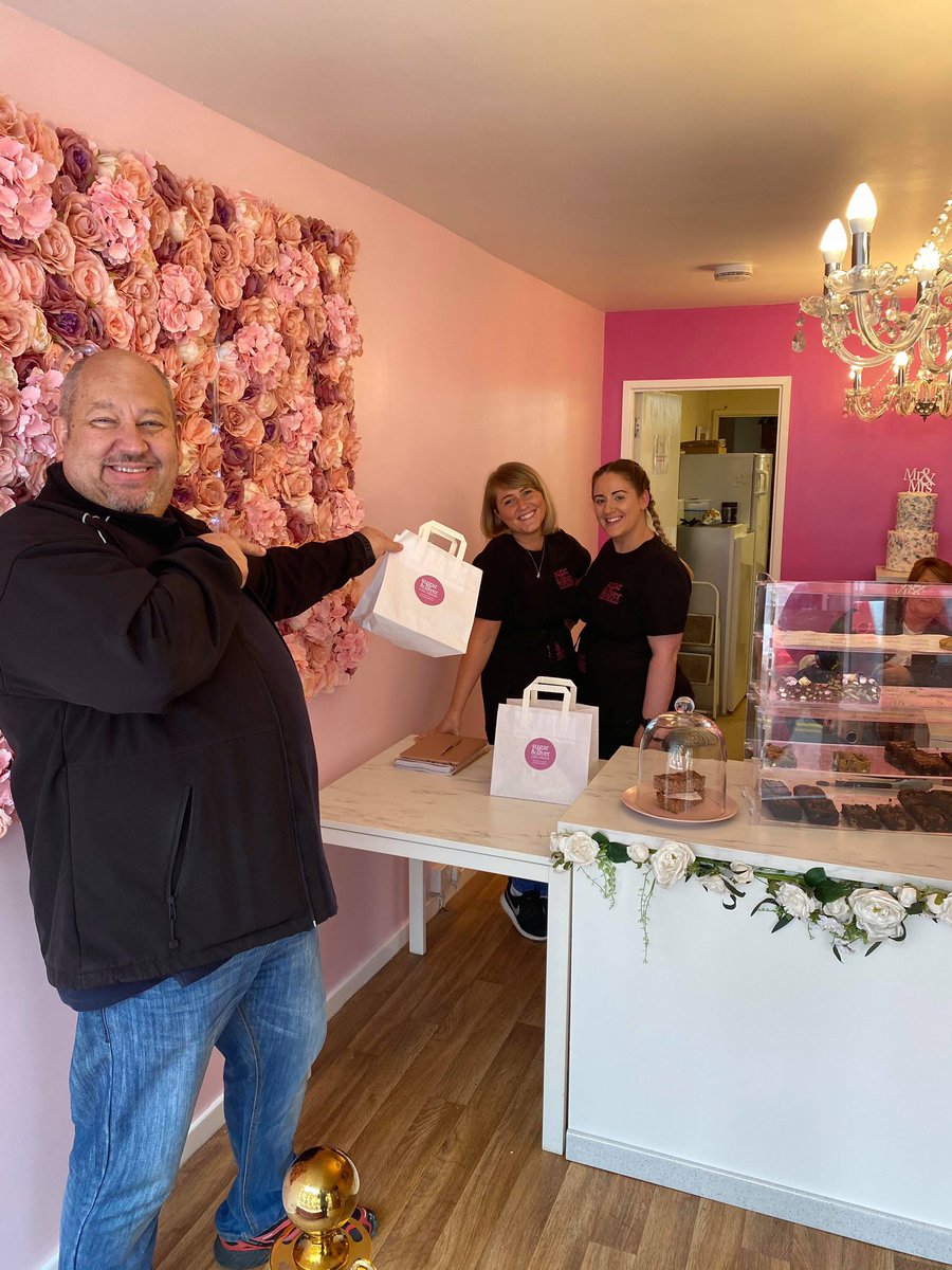 What a wonderful surprise to have Lee from <a href="/ribblefm/">Ribble FM</a> pop down yesterday on our re opening day!! 

treated him and his boy Morgan to a Blondie &amp; Brownie

How were they guys with your afternoon brew?? #SupportLocalBusinesses #ShopSmallUK #loveribblevalley