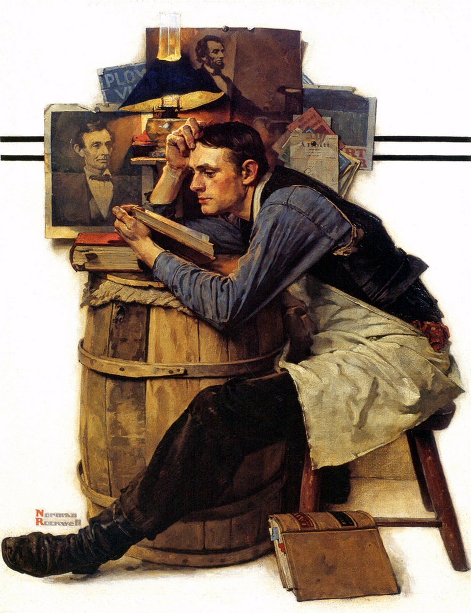 Norman Rockwell. 'The Law Student'