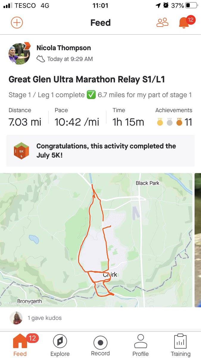 NicT211's tweet photo. Stage 1/Leg 1 of the #greatglenultramarathon relay done π running as a team with @Emilie8480 @thatkitegirl π and for every mile I run for GGUM I will donate to @CahonasScotland π
#RunNicRun #PeakerPower #TeamGlobalGirls π@PeakersEngland @PeakersD https://t.co/LOwqIBybee