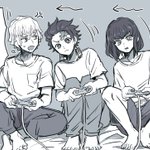 可愛い鬼滅のかまぼこ隊!ゲームしてる時、こんな風に体を動かしていそう!